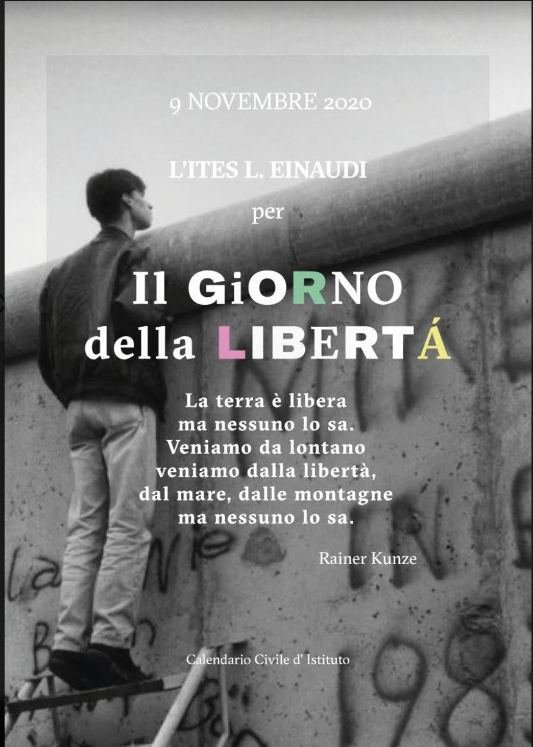 9 novembre il giorno della libertà - ITES Luigi Einaudi